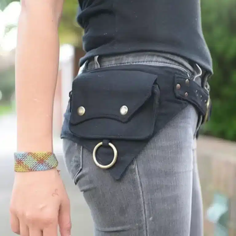 Ceinture ou sac de style hip-hop pour femmes, sac de taille conçu pour les femmes, rue de l'argent, sports de plein air, vente en gros, K2F8 4