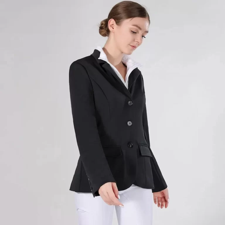 Vestes d'équitation pour femmes, veste de spectacle équestre classique, vestes de compétition équestre à séchage rapide 13