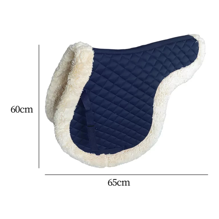 Coussin de Selle Matelassé pour Équitation, Équipement Équestre, Optique, Respirant, Pratique, Doublure en Éponge, Coussretours de fur sage Confortable 6