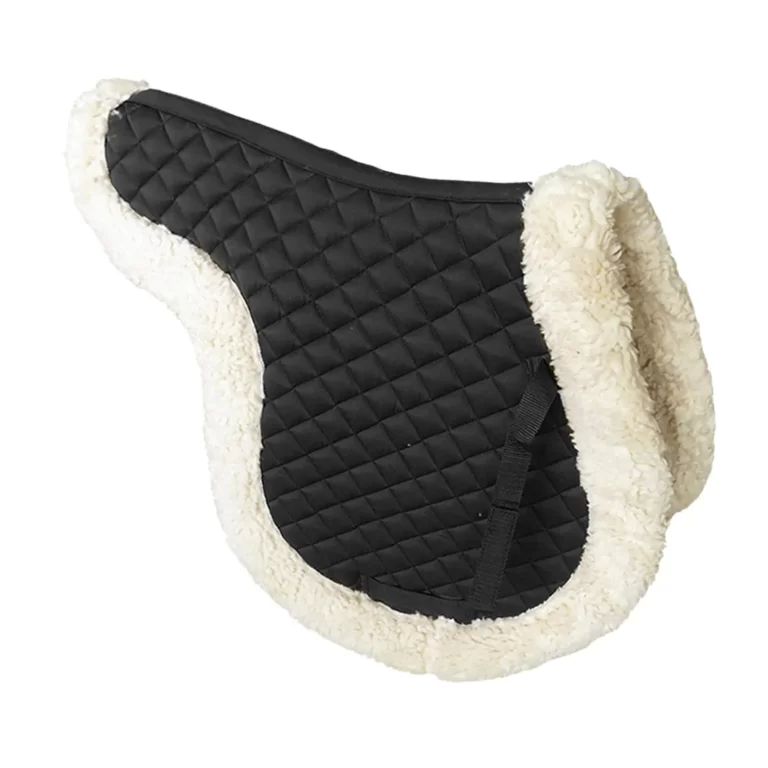 Coussin de Selle Matelassé pour Équitation, Équipement Équestre, Optique, Respirant, Pratique, Doublure en Éponge, Coussretours de fur sage Confortable 7