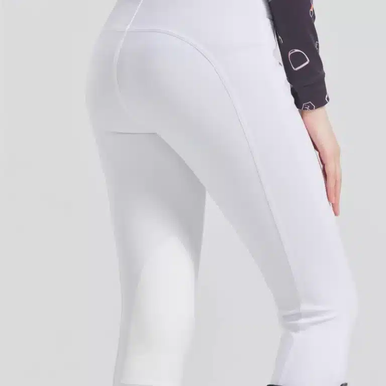 Culotte demi-cuir et silicone coordonnante respirante, pantalon de sport équestre, séchage rapide, degré d'usure 2